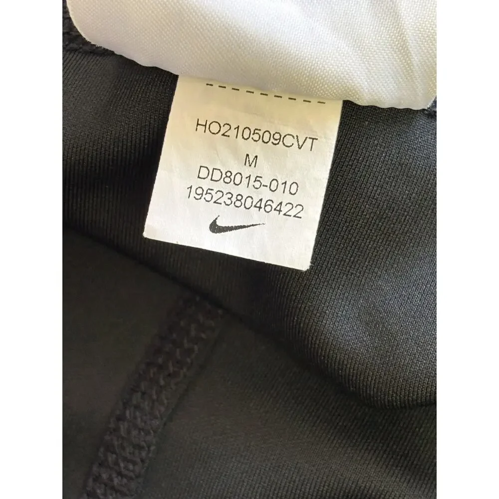 Nike Dri Fit Girls' One Black Leggings Size M High Waisted DD8015-010